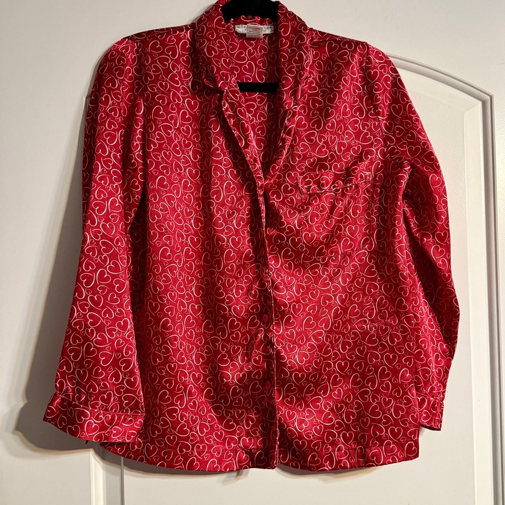 Morgan Taylor Red Heart Design‎ Intimate Pajama Top